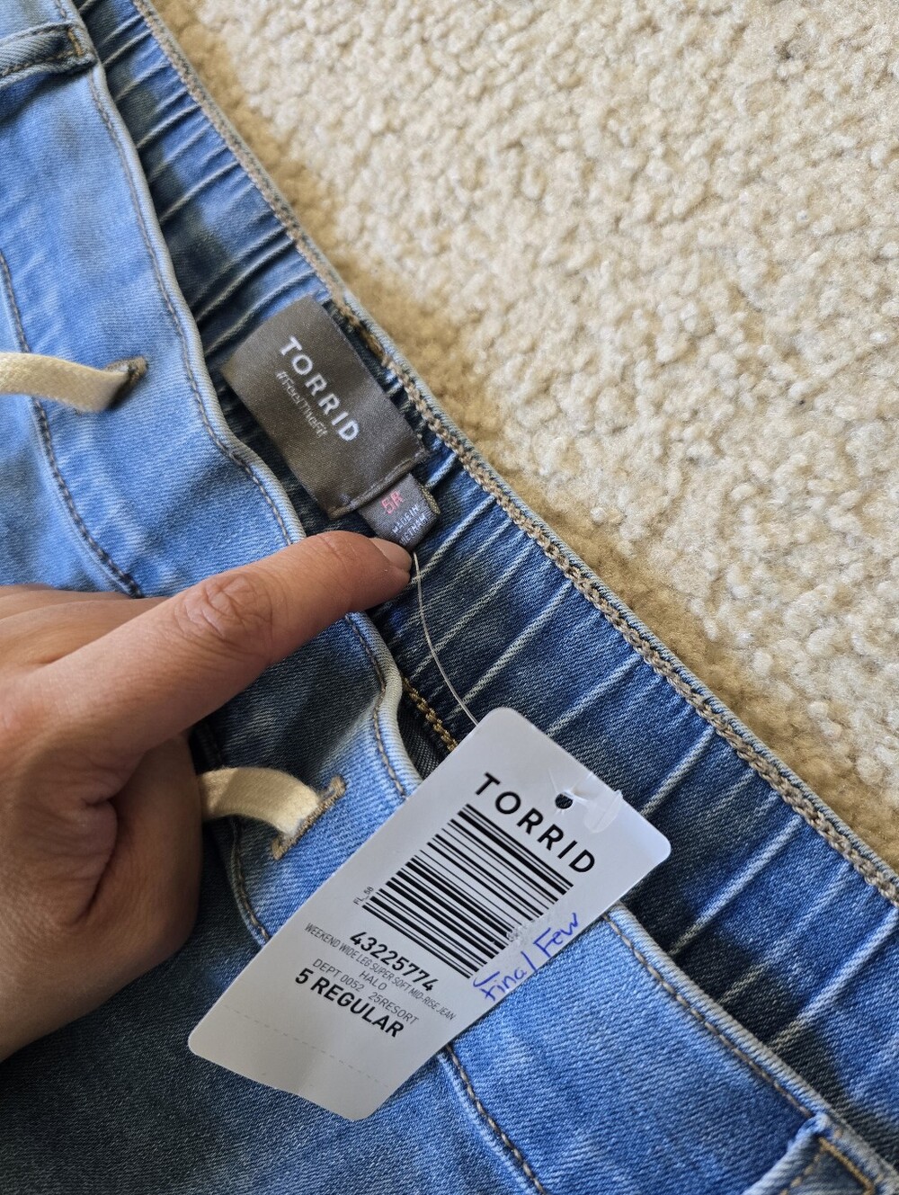 NWT Torrid 5X Weekend Wide Leg Mid-Rise Jean 5R Regular - Picture 11 of 16